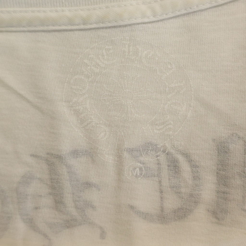 CHROME HEARTS(クロムハーツ) バック アーチ ロゴ プリント 半袖 Tシャツ カットソー ホワイト