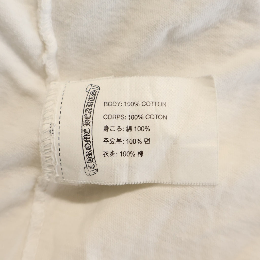 CHROME HEARTS(クロムハーツ) バック アーチ ロゴ プリント 半袖 Tシャツ カットソー ホワイト