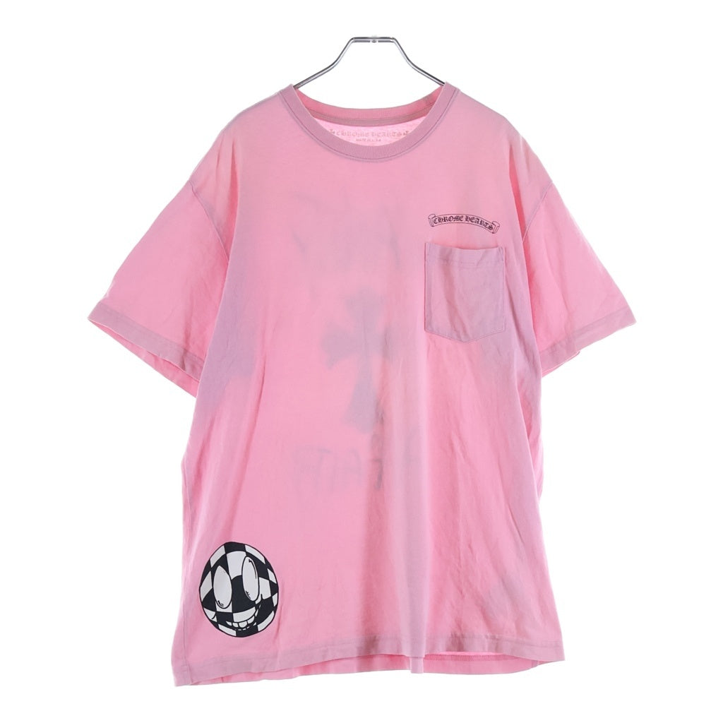 CHROME HEARTS(クロムハーツ) ×MATTY BOY PPO VANITY AFFAIR T-SHRT マッティボーイ ヴァニティ プリント半袖Tシャツ クルーネックカットソー ピンク