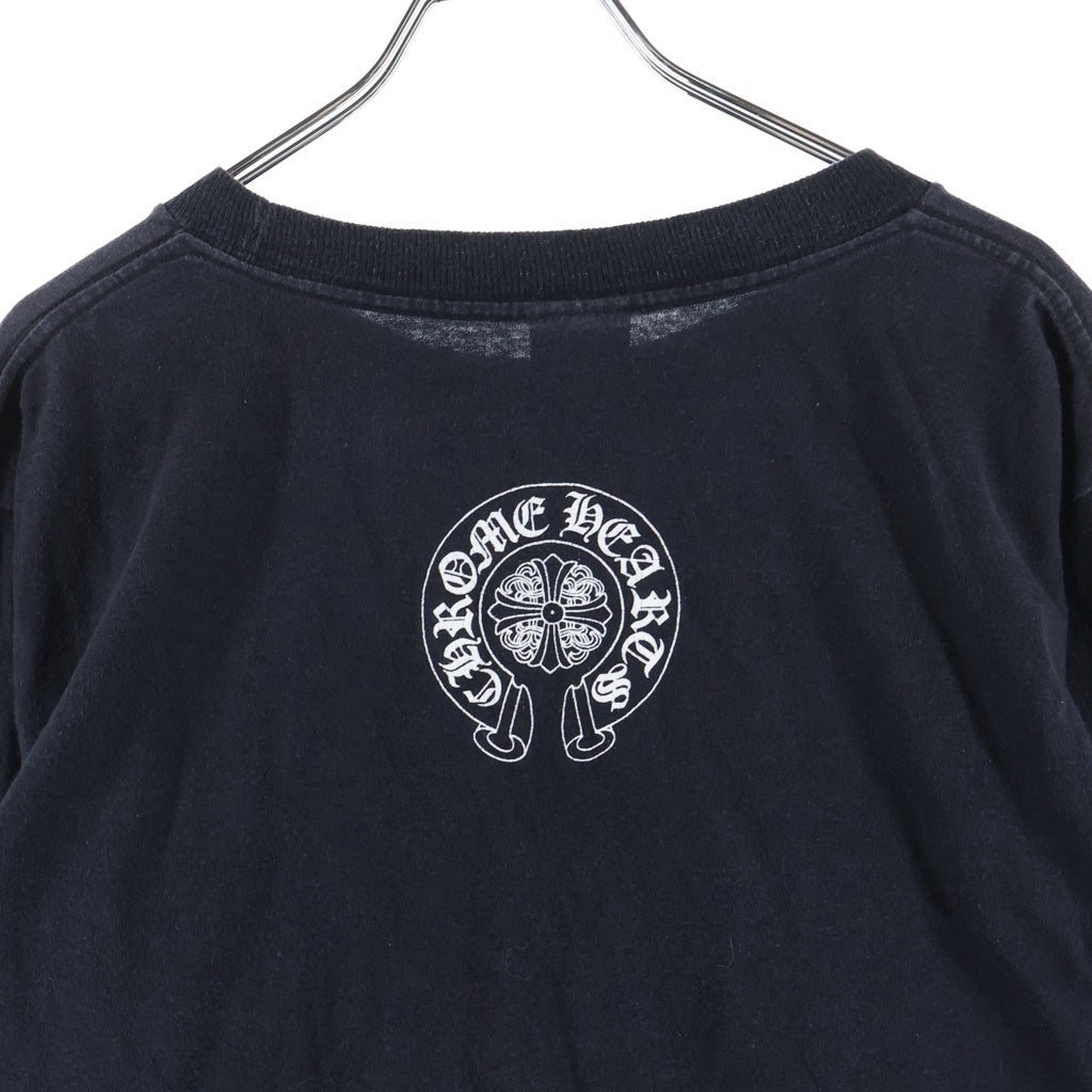 CHROME HEARTS(クロムハーツ) OLD VINE DAGGER オールド ヴァインダガー アームクロスプリント 長袖Tシャツ カットソー ブラック