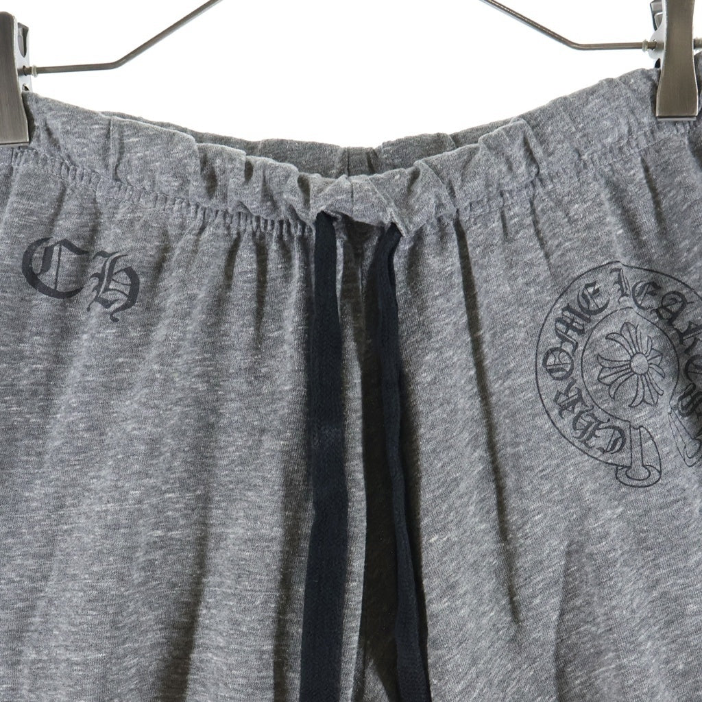 CHROME HEARTS(クロムハーツ) SWEAT PANTS ホースシュー CHプリント スウェット ハーフパンツ グレー