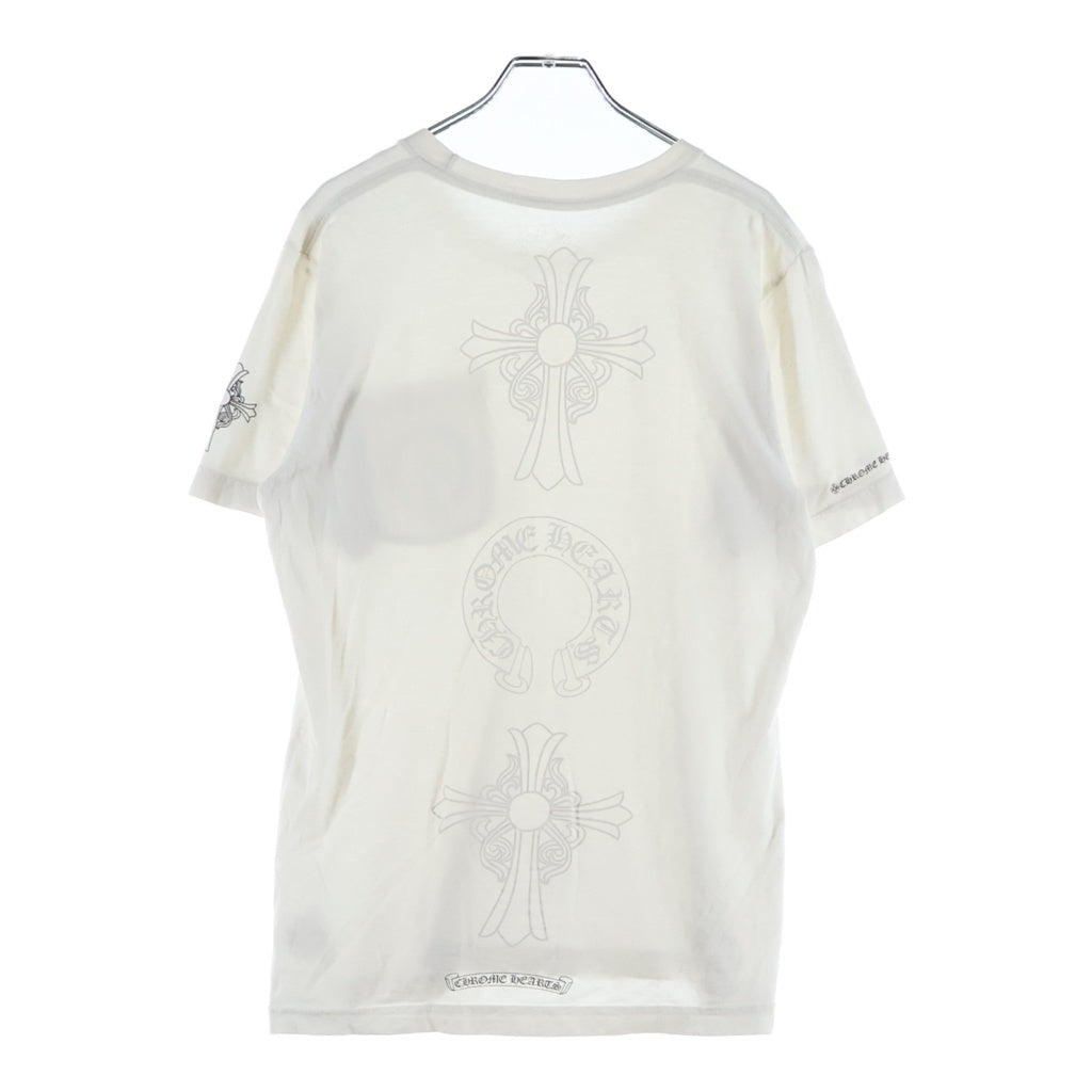 CHROME HEARTS(クロムハーツ) CH S/S バックCHクロス ホースシュープリント 半袖Tシャツカットソー