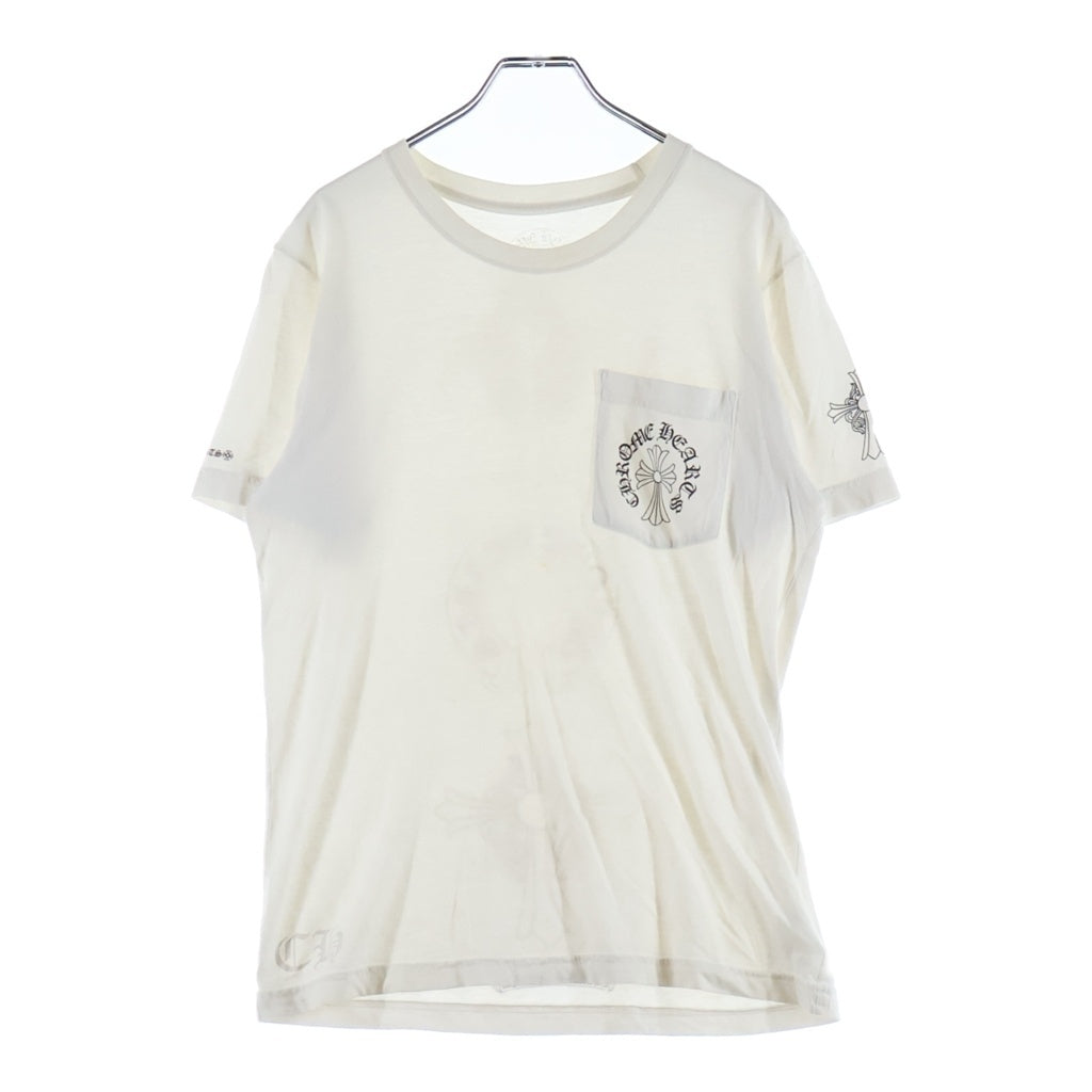 CHROME HEARTS(クロムハーツ) CH S/S バックCHクロス ホースシュープリント 半袖Tシャツカットソー
