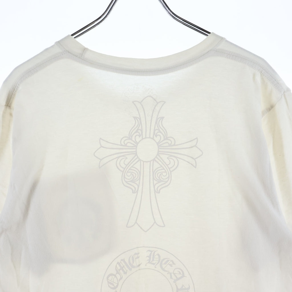 CHROME HEARTS(クロムハーツ) CH S/S バックCHクロス ホースシュープリント 半袖Tシャツカットソー