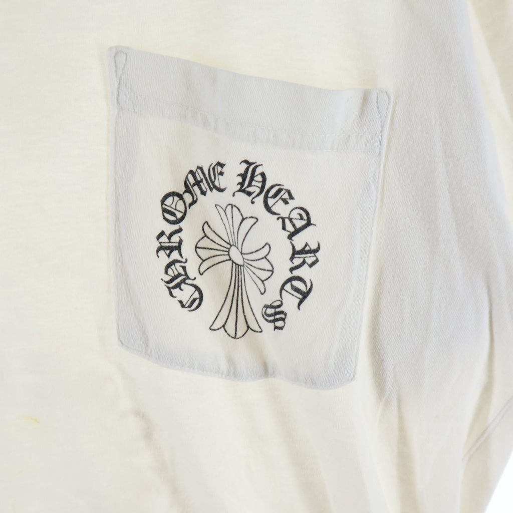 CHROME HEARTS(クロムハーツ) CH S/S バックCHクロス ホースシュープリント 半袖Tシャツカットソー