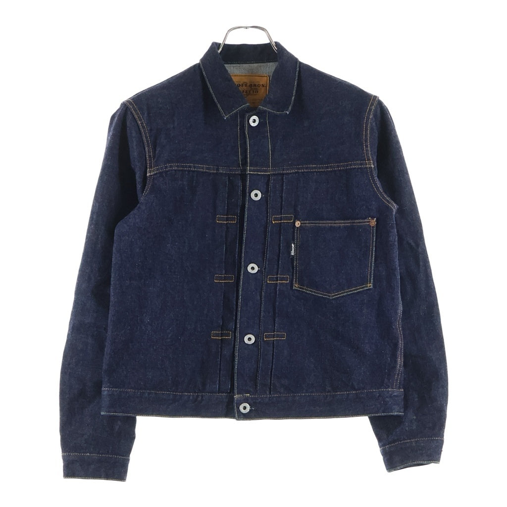 SCHOTT(ショット) Perfect 1ST G-JKT 月桂樹 折り返しステッチ シンチ Tバック Gジャン ネイビー 782-5952006