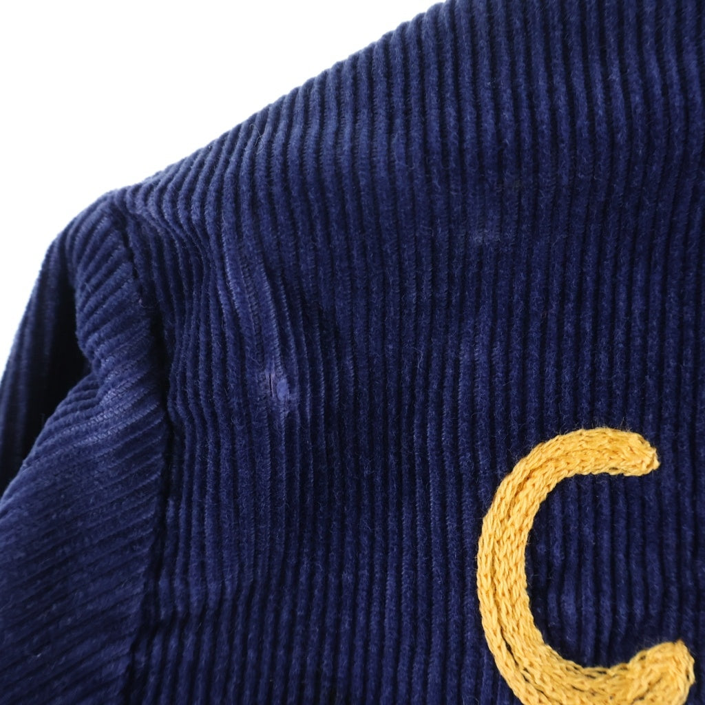 VINTAGE(ヴィンテージ) 90s FFA ファーマーズジャケット YKKジップ CALIFORNIA KINGSBURG チェーンステッチ コーデュロイ ジャケット 38 ネイビー 103
