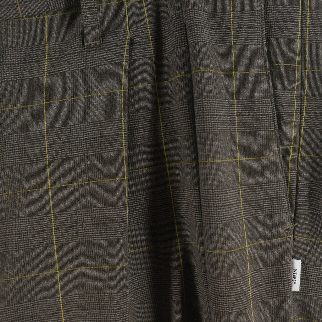 WTAPS(ダブルタップス) 20SS TWO TUCK TROUSERS BROWN スラックス ブラウン 201BRDT-PTM07