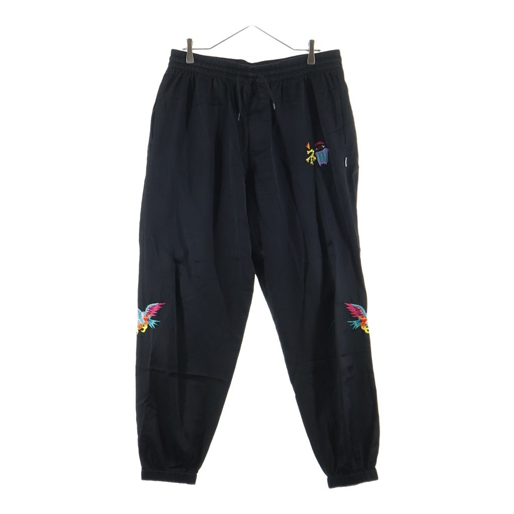 WTAPS(ダブルタップス) 18AW CRIBS/TROUSERS.RACO. SATIN クリブストラウザーズ サテン パンツ ブラック 182BRDT-PTM01