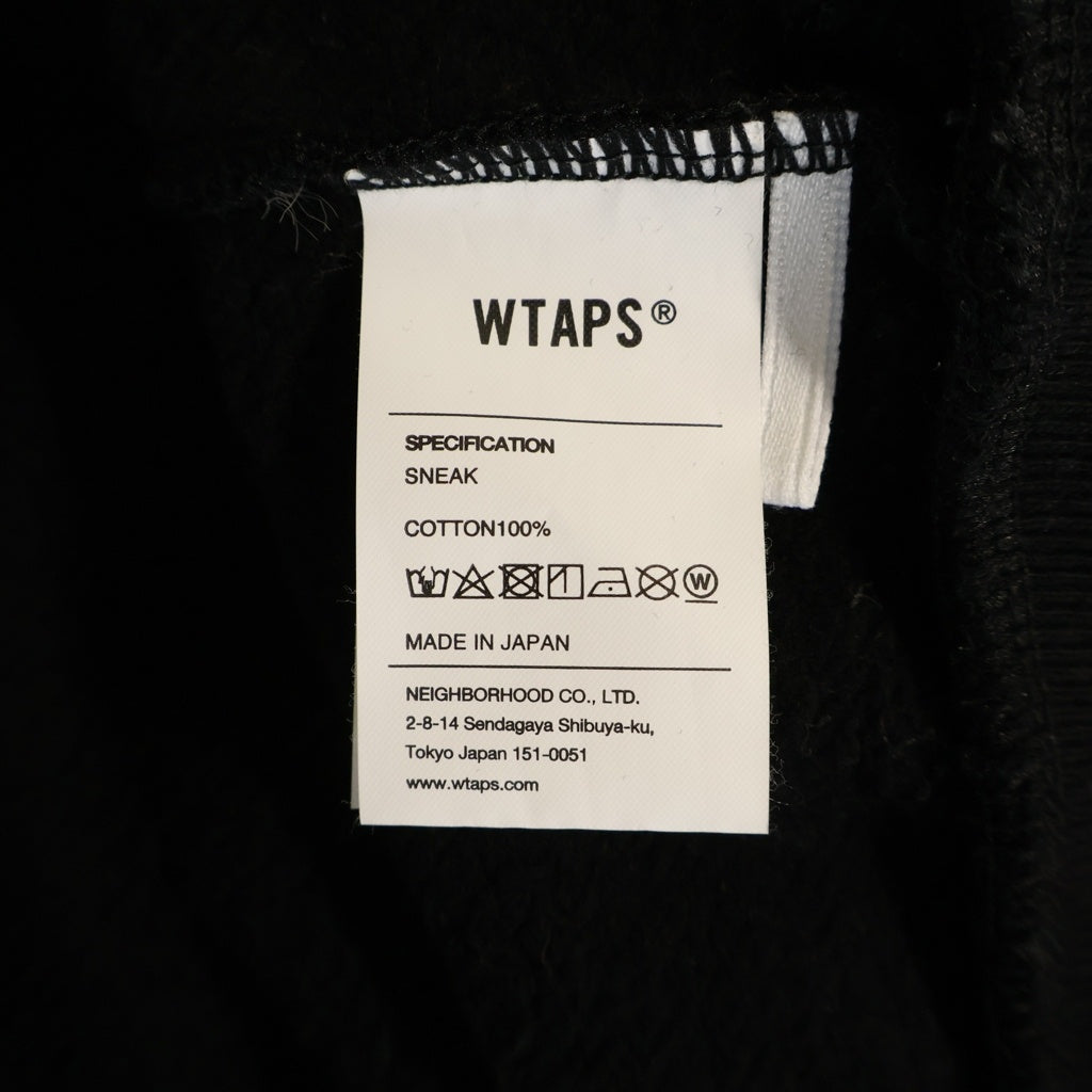 WTAPS(ダブルタップス) 24SS TNNL HOODY COTTON BLACK プルオーバーパーカー ブラック