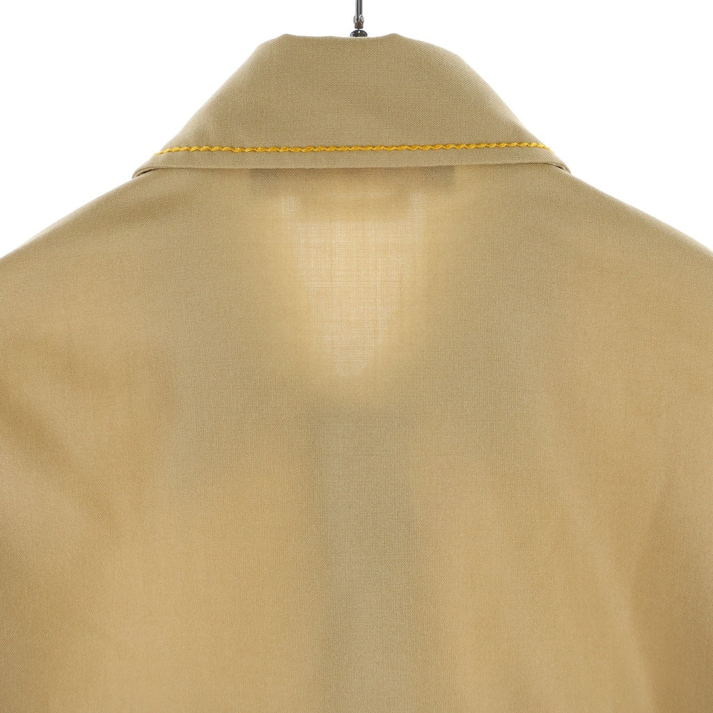 MARNI(マルニ) 23SS Tropical Wool Stitched Shirt トロピカルウールステッチシャツ ブラウン CUMU0265S7 TW839