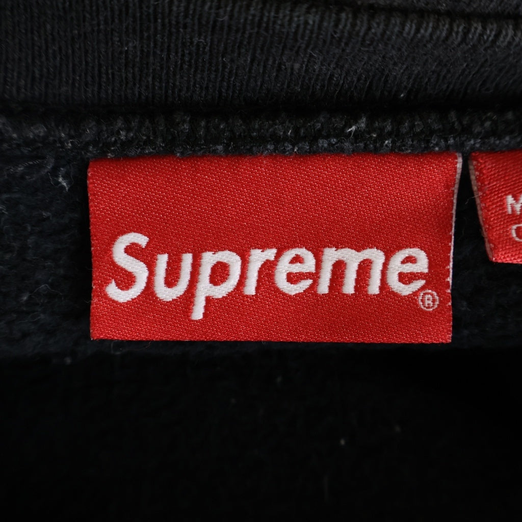 SUPREME(シュプリーム) 18AW Connect Crewneck Sweatshirt ロゴ刺繍 スウェットトレーナー ブラック