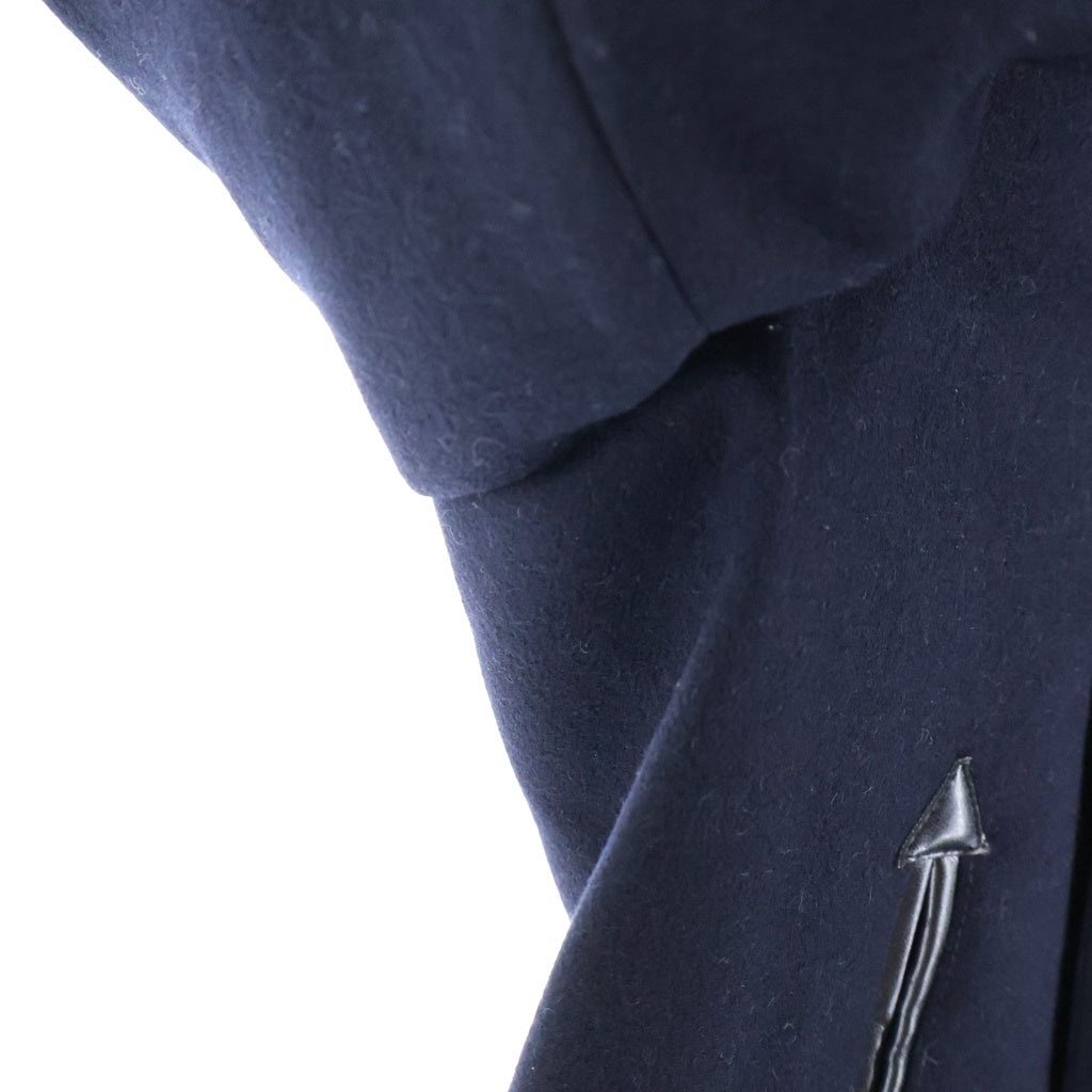 MONCLER(モンクレール) 21AW FRAGMENT HIROSHI FUJIWARA 藤原ヒロシ TOLIMAN トリマン Pコート ウール ネイビー G209U1B00004
