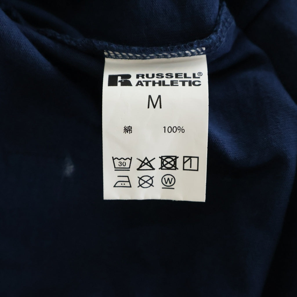 NEIGHBORHOOD(ネイバーフッド) ×BOUNTY HUNTER ×RUSSELL ATHLETIC 25SS NHXBOUNTY HUNTERXRUSSELL ATHLETIC.CREWNECK SS クルーネックTシャツ ネイビー 251XR57N-CSM03