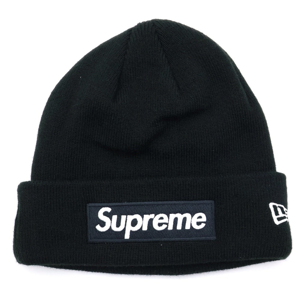 SUPREME(シュプリーム) 23AW ×NEW ERA Box Logo Beanie ボックスロゴ ビーニー ブラック
