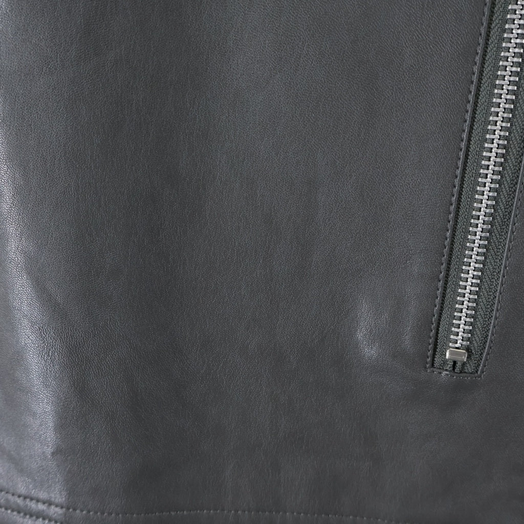 NO BRAND(ノーブランド) Jent Louis ジェントルイス Duble Knee Fake Leather Pants ダブルニー フェイクレザーパンツ グレー 2510-JLS-FPT0040