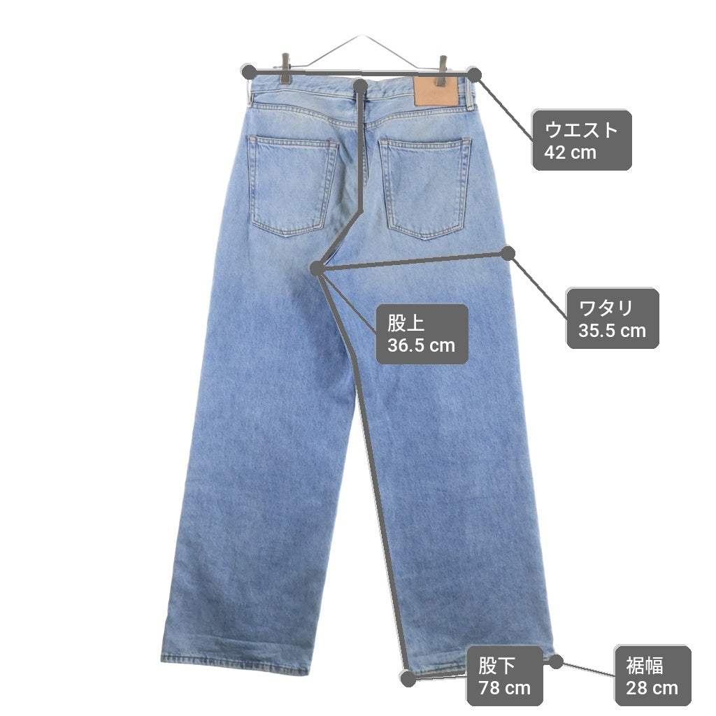 Acne Studios(アクネ ストゥディオズ) BUGGY DENIM PANTS バギーフィットデニムパンツ インディゴ B00348