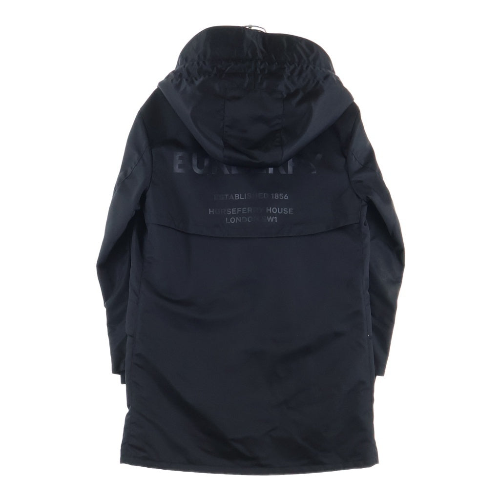 BURBERRY(バーバリー) Horseferry Nylon Hooded Coat ホースフェリープリント ナイロンフーデッドコート ブラック 8018590 レディース