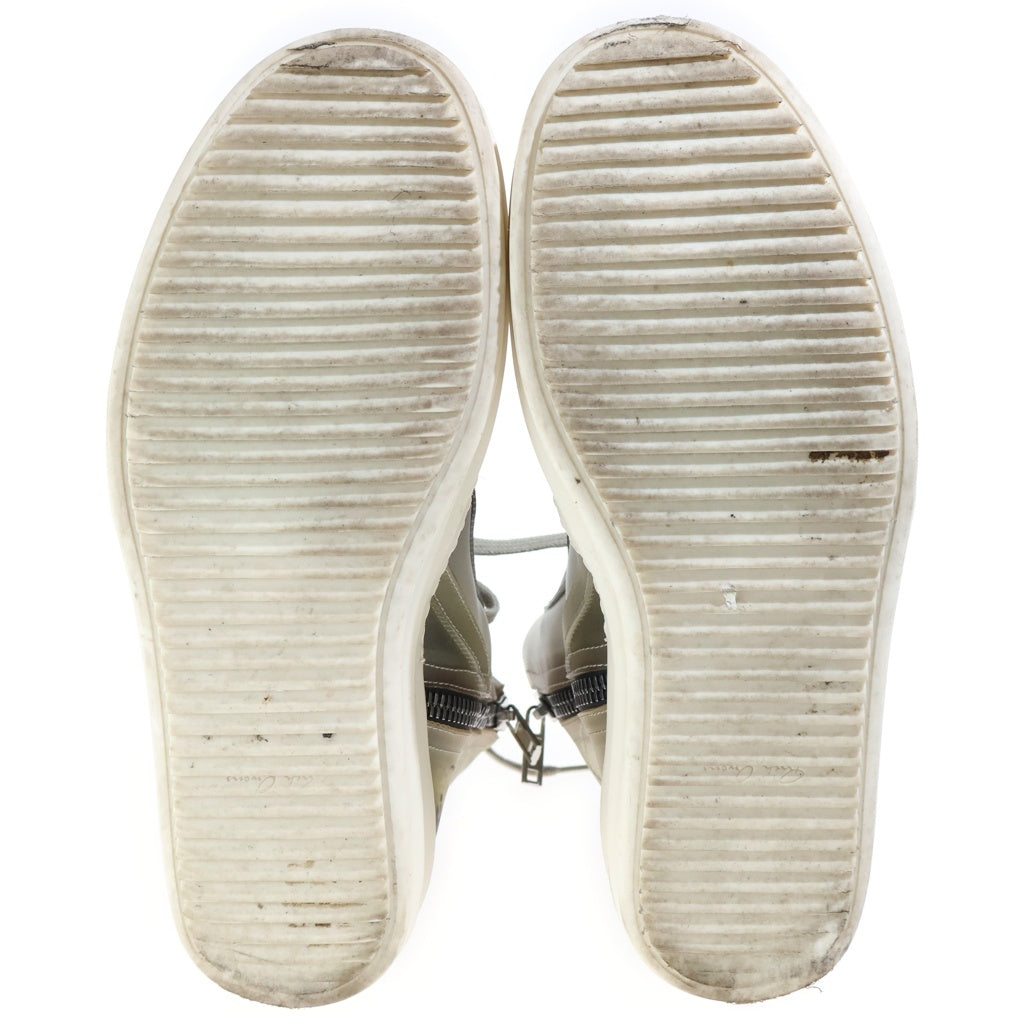 Rick Owens DRKSHDW(リックオウエンス ダークシャドウ) 21SS Phlegethon期 フレゲトン期 Phlegethon Geobasket PVC スケルトン ハイカットスニーカー RU21S6894VYTR