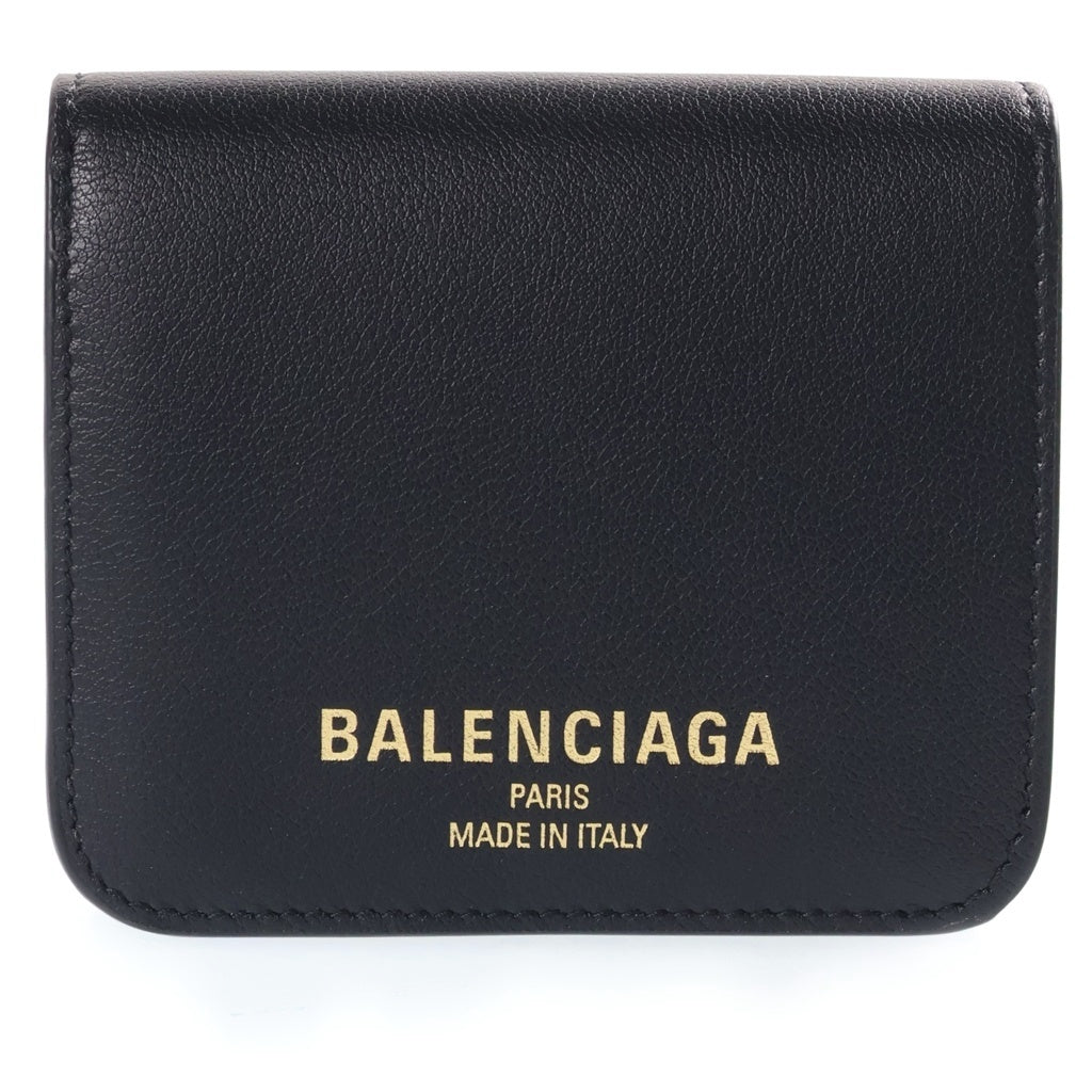BALENCIAGA(バレンシアガ) CASH MINI WALLET キャッシュミニウォレット 2つ折り財布 ブラック 810901
