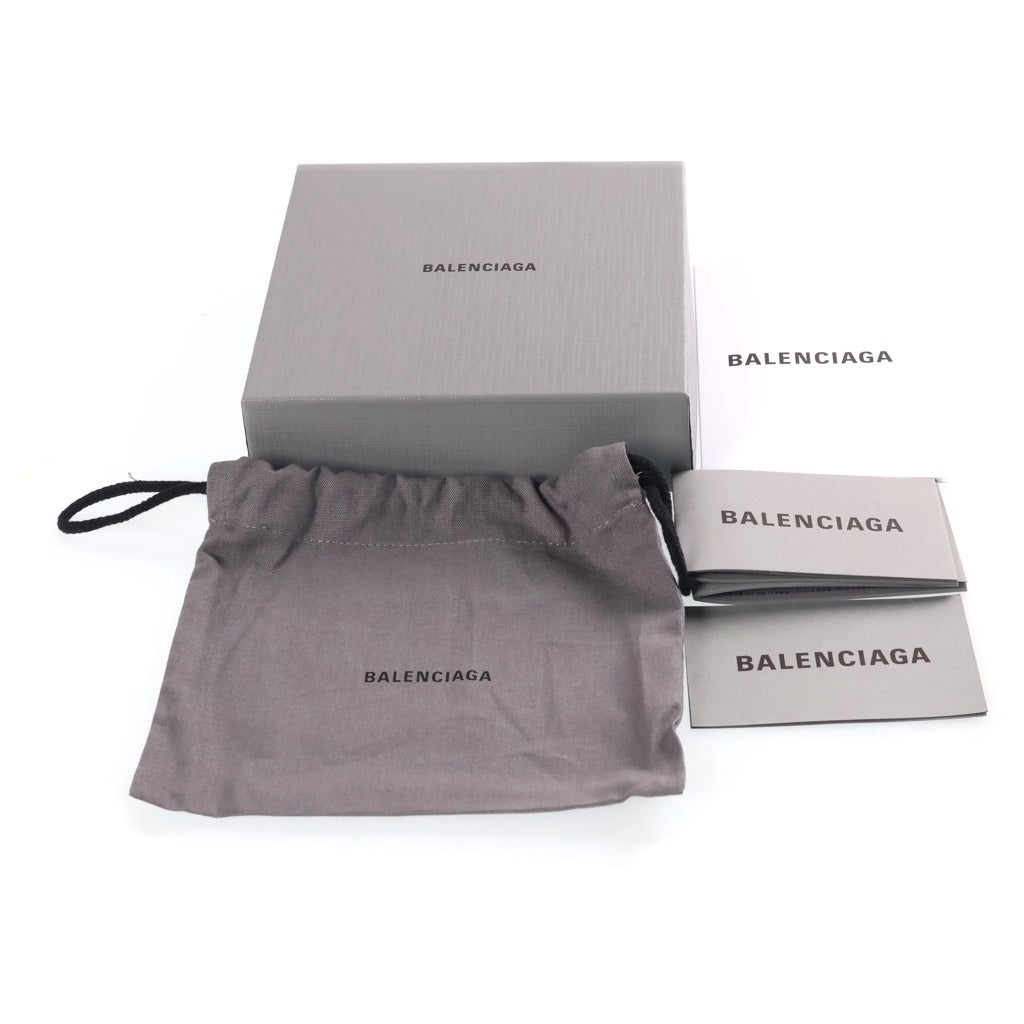 BALENCIAGA(バレンシアガ) CASH MINI WALLET キャッシュミニウォレット 2つ折り財布 ブラック 810901