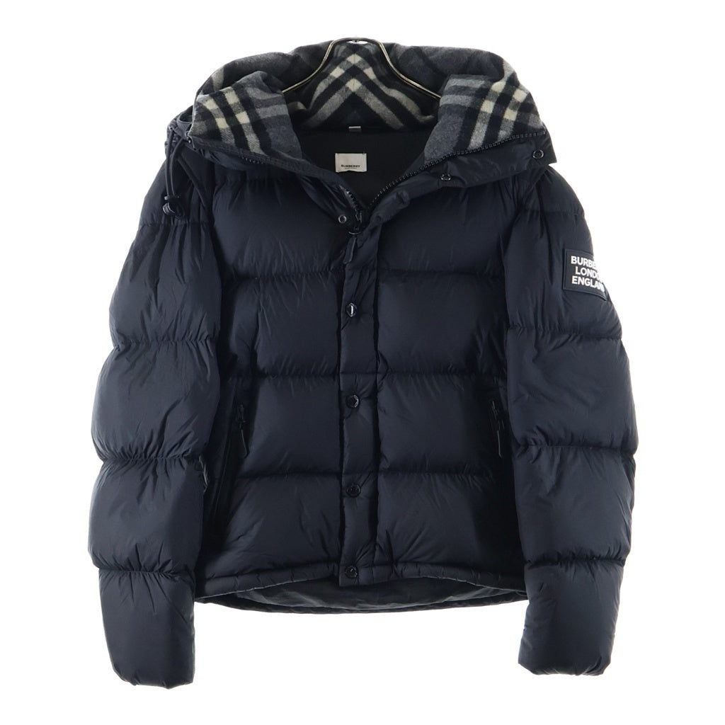 BURBERRY LONDON(バーバリーロンドン) LOCKWELL 2WAY デタッチャブル フード裏ノバチェック ダウンジャケット ブラック 8018731