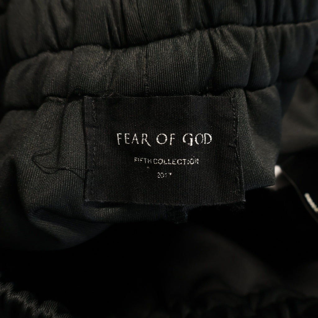 FEAR OF GOD(フィアオブゴッド) 17SS FIFTH COLLECTION サイドジップ トラックパンツ ブラック