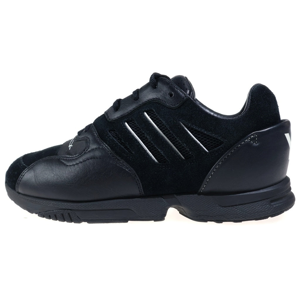 Y-3(ワイスリー) Y-3 ZX RUN 3ストライプ メッシュ レザー スウェード切替 ローカットスニーカー US8/26.0cm ブラック EF2558