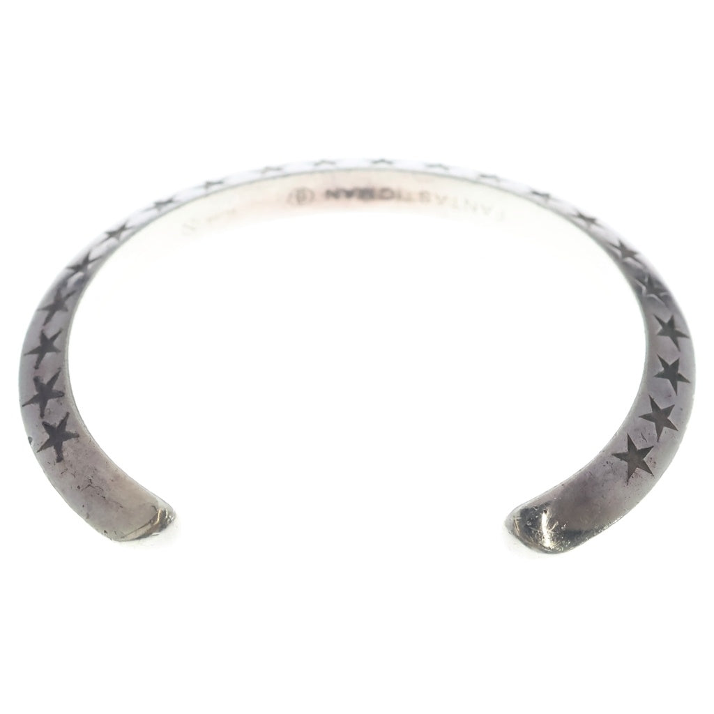 FANTASTIC MAN(ファンタスティックマン) BANGLE 817 スターバングル スター型押し バングル シルバー レディース