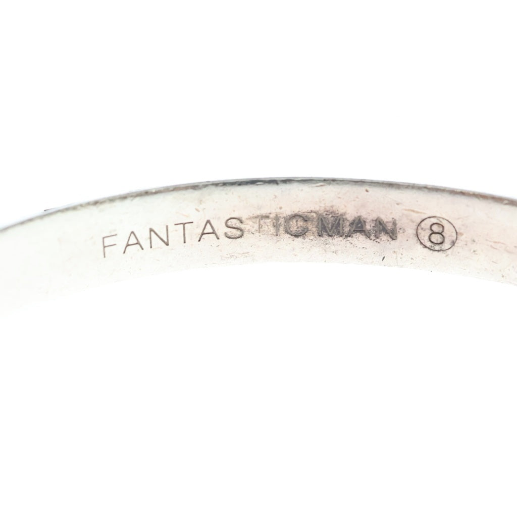 FANTASTIC MAN(ファンタスティックマン) BANGLE 817 スターバングル スター型押し バングル シルバー レディース