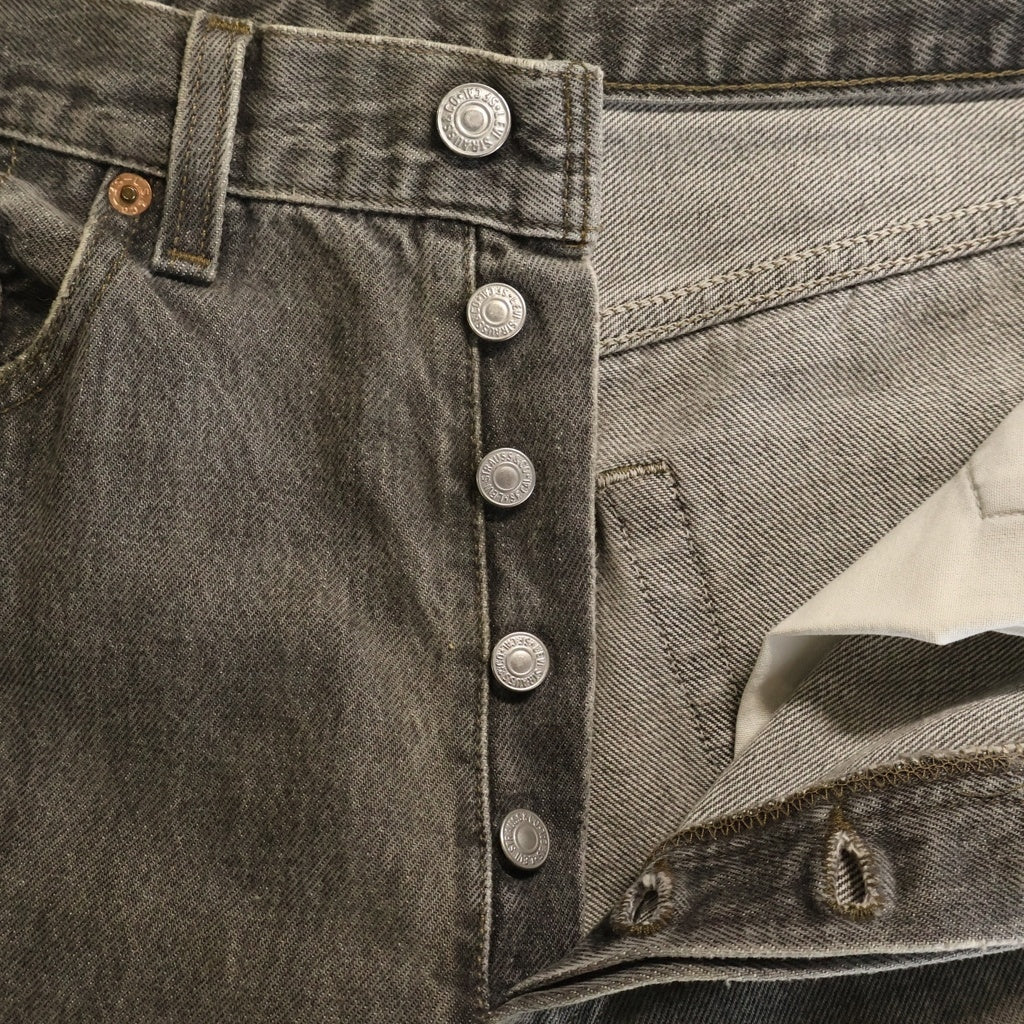 Levi's(リーバイス) VINTAGE 90s 先染め 501-0658 W32 L30 ストレートデニム ブラック
