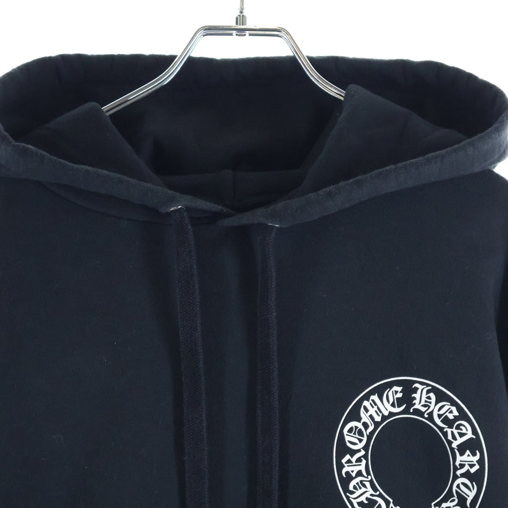 CHROME HEARTS(クロムハーツ) ×MATTY Chomper Horseshoe Hoodie マッティボーイ チョンパー ホースシューフーディ プルオーバーパーカー ブラック/レッド