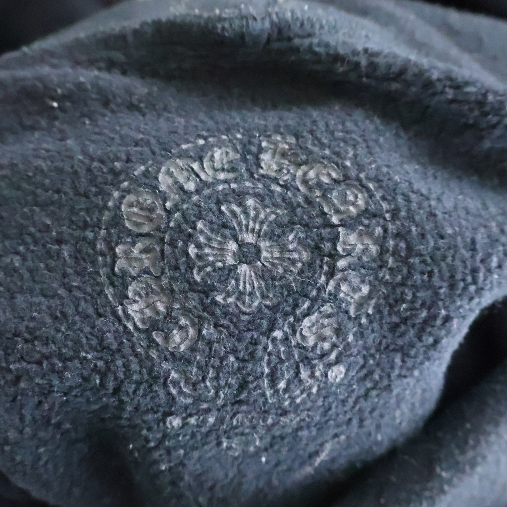 CHROME HEARTS(クロムハーツ) Cross Tire Track Pullover Hoodie バックセメタリークロス タイヤトラック プルオーバーフーディー パーカー ブラック