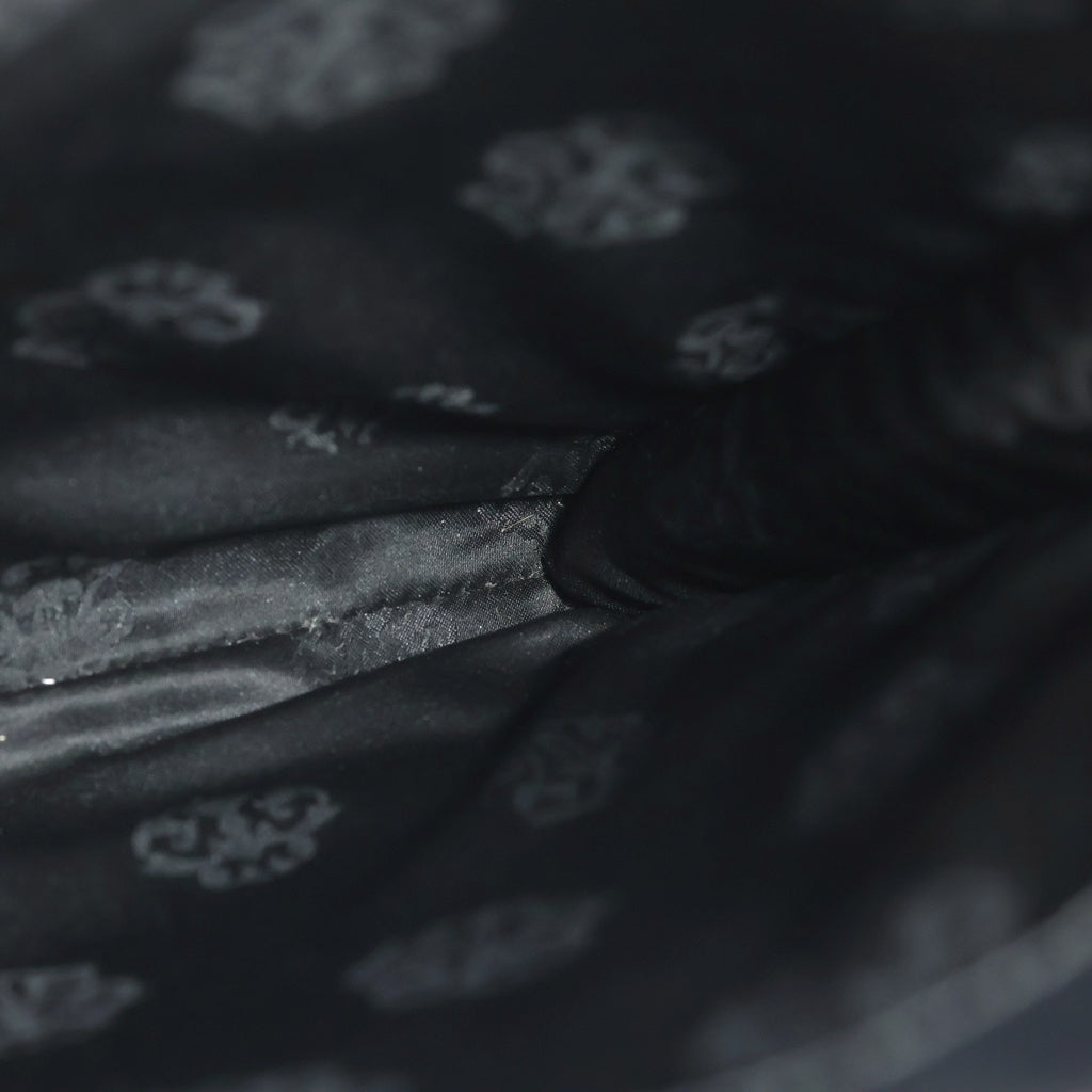 CHROME HEARTS(クロムハーツ) SQ PKT 3CEME CRS スクエアポケット 3クロスパッチスエードショルダーバッグ レディース