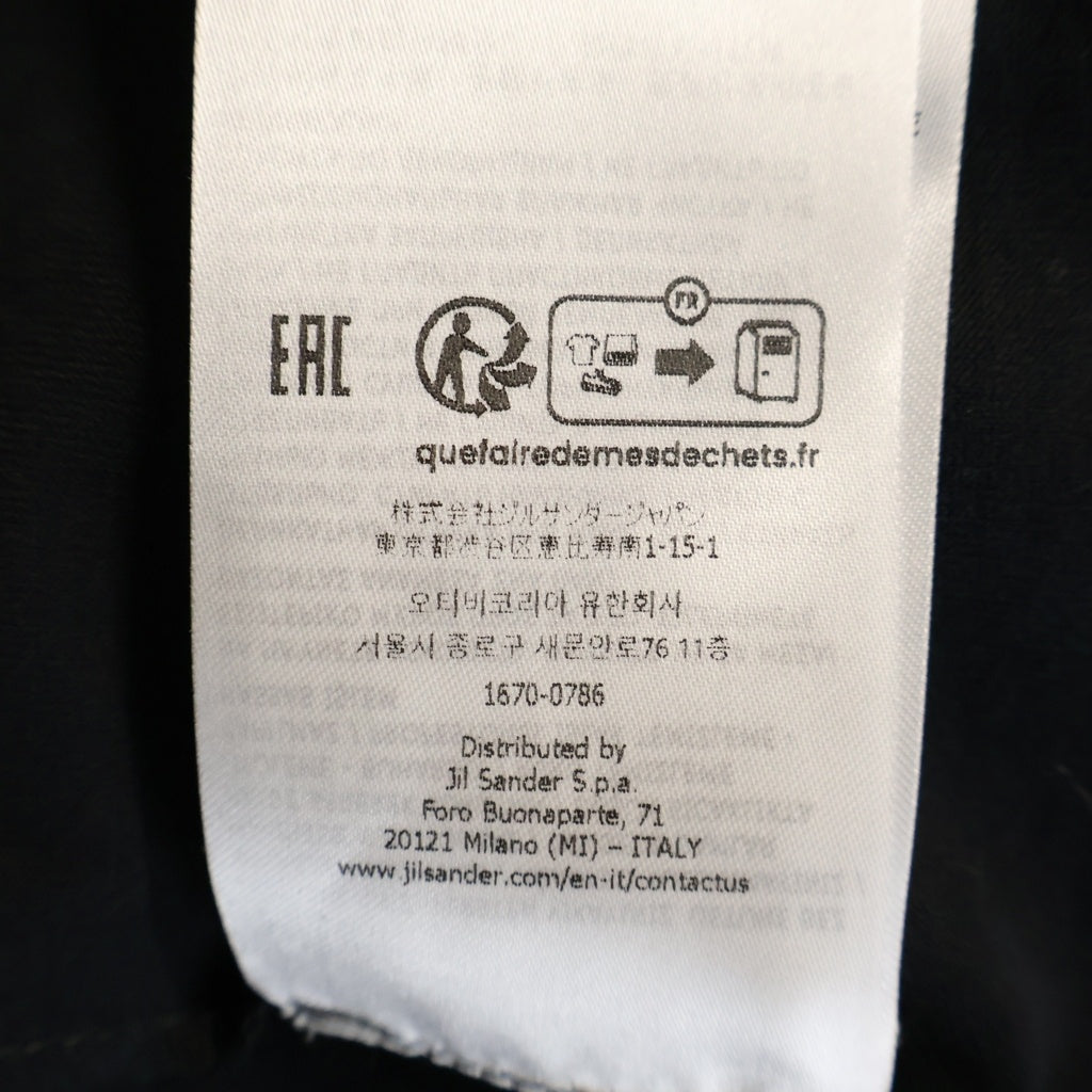 JIL SANDER(ジルサンダー) 26SS T-SHIRT CN SS オーバーサイズフィット ボクシーシェイプ J22GC0221 クルーネックTシャツ ブラック