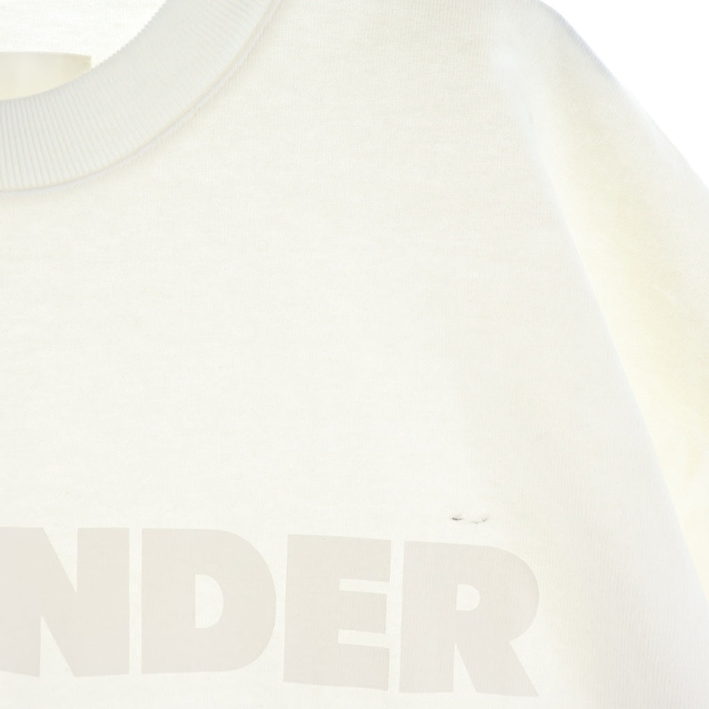 JIL SANDER(ジルサンダー) T-SHIRT CN SS STIFF LIGHTWEIGHT COTTON JERSEY オーバーサイズフィット クルーネックTシャツ ホワイト