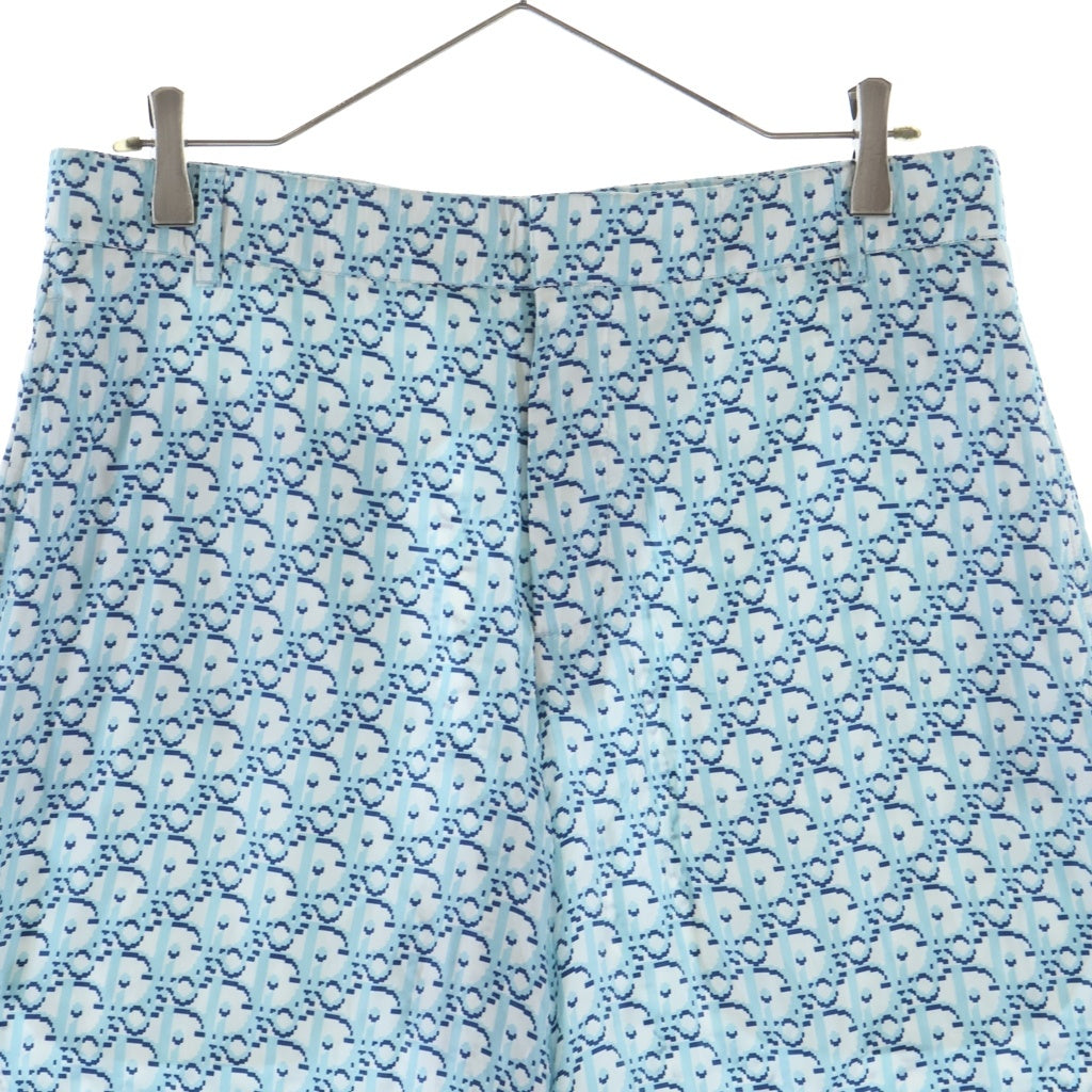 DIOR(ディオール) 20SS OBLIQUE PIXEL BERMUDA SHORTS オブリーク ピクセル バミューダ ショーツ ハーフパンツ スカイブルー 013C121A4751