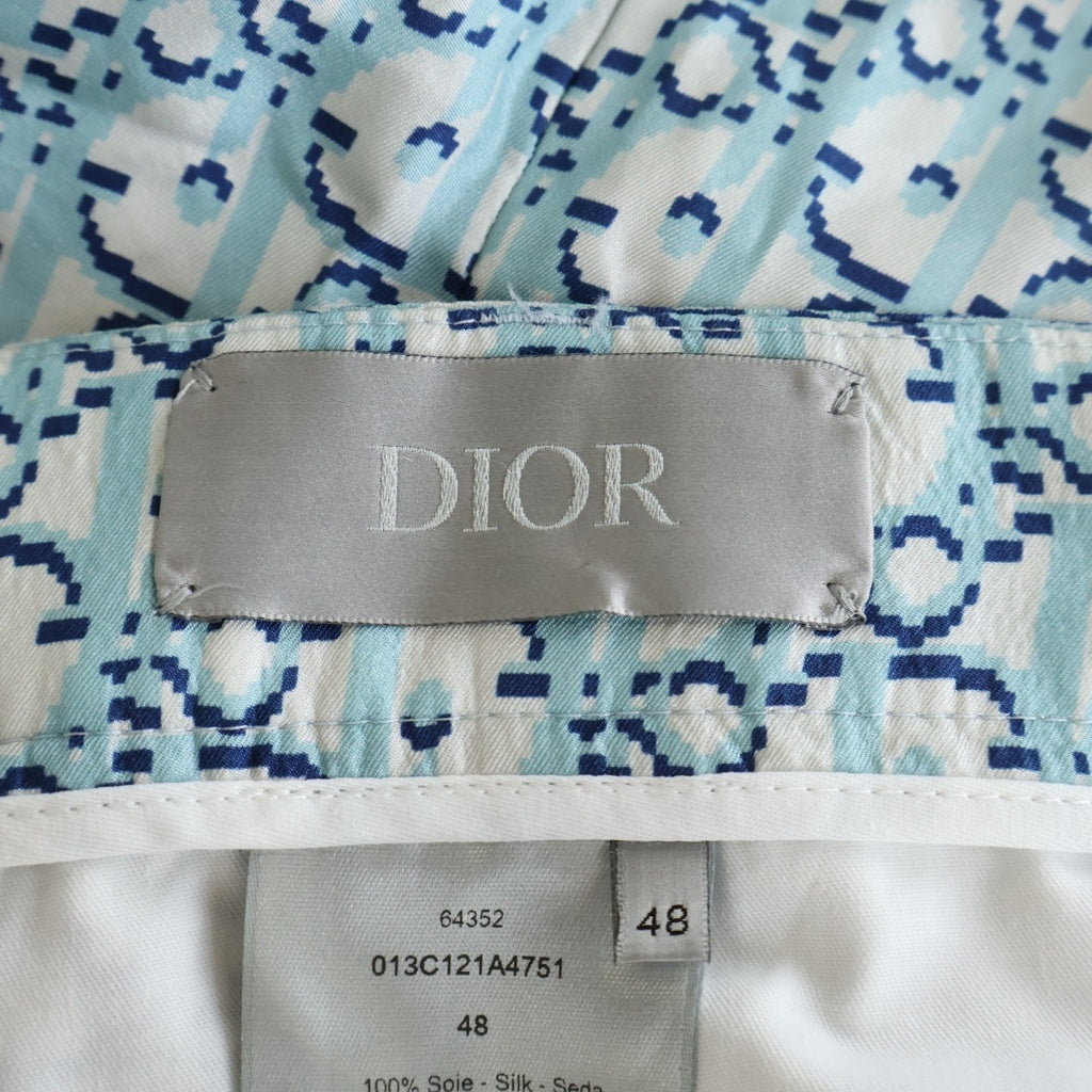 DIOR(ディオール) 20SS OBLIQUE PIXEL BERMUDA SHORTS オブリーク ピクセル バミューダ ショーツ ハーフパンツ スカイブルー 013C121A4751