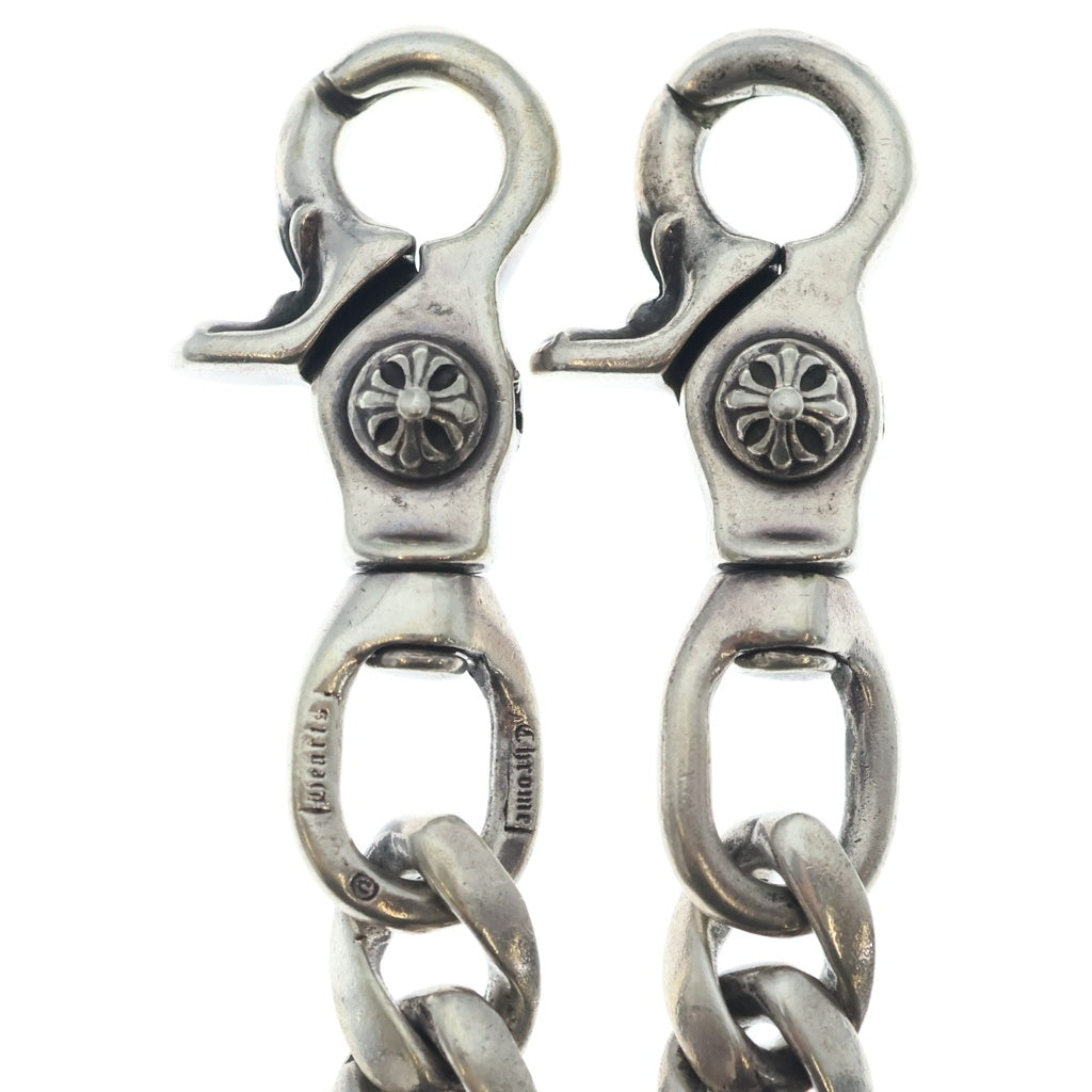 CHROME HEARTS(クロムハーツ) CLASSIC LONG-T/2クリップロングクラシック ウォレットチェーン シルバー BCA066
