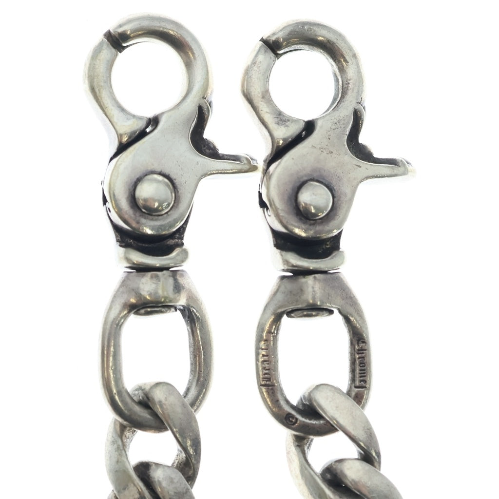 CHROME HEARTS(クロムハーツ) CLASSIC LONG-T/2クリップロングクラシック ウォレットチェーン シルバー BCA066