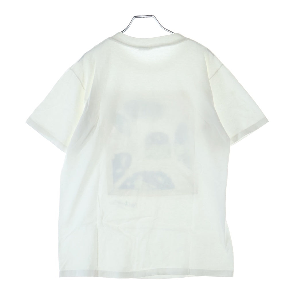 VINTAGE(ヴィンテージ) 90s M.C. ESCHER Another World エッシャー アナザーワールド 裾袖シングル クルーネックTシャツ ホワイト