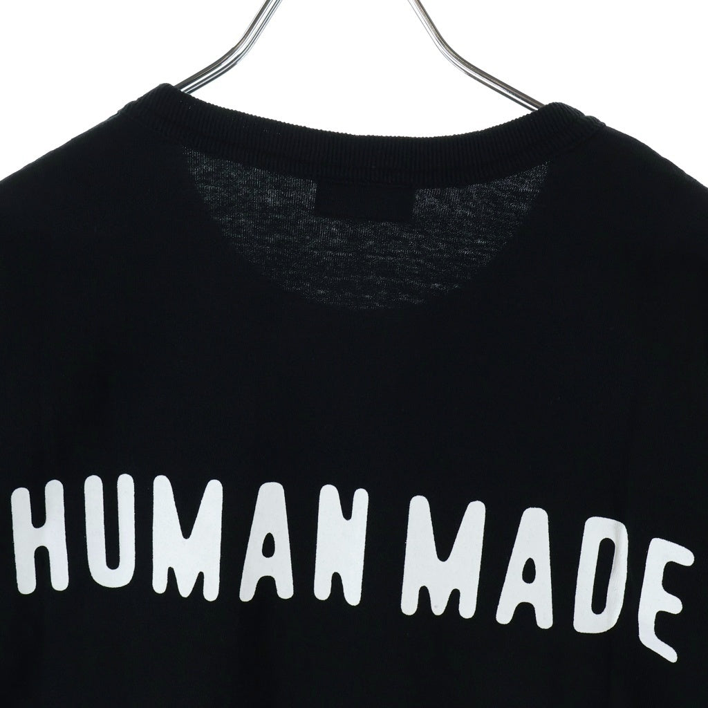 HUMAN MADE(ヒューマンメイド) HEART POCKET T-SHIRT ハートポケットTシャツ 半袖カットソー ブラック HM30CS048