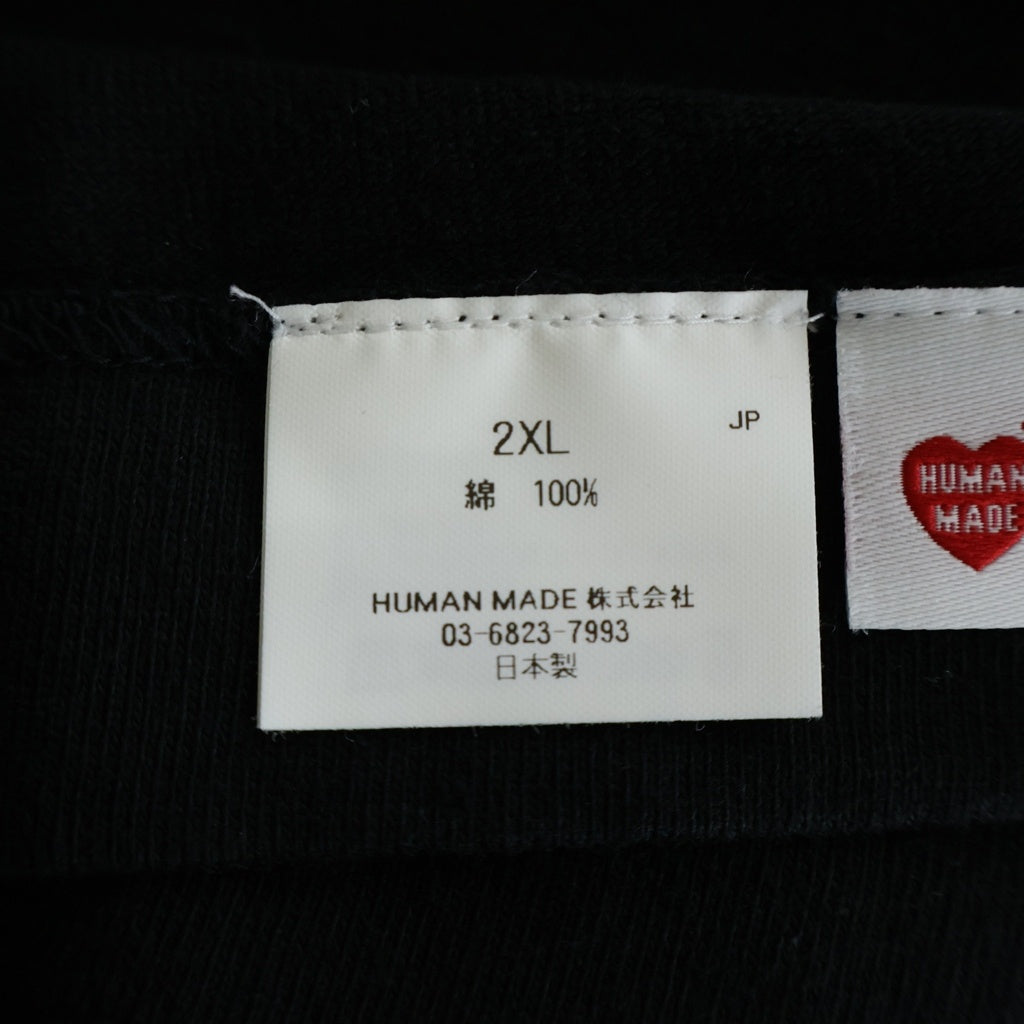 HUMAN MADE(ヒューマンメイド) HEART POCKET T-SHIRT ハートポケットTシャツ 半袖カットソー ブラック HM30CS048