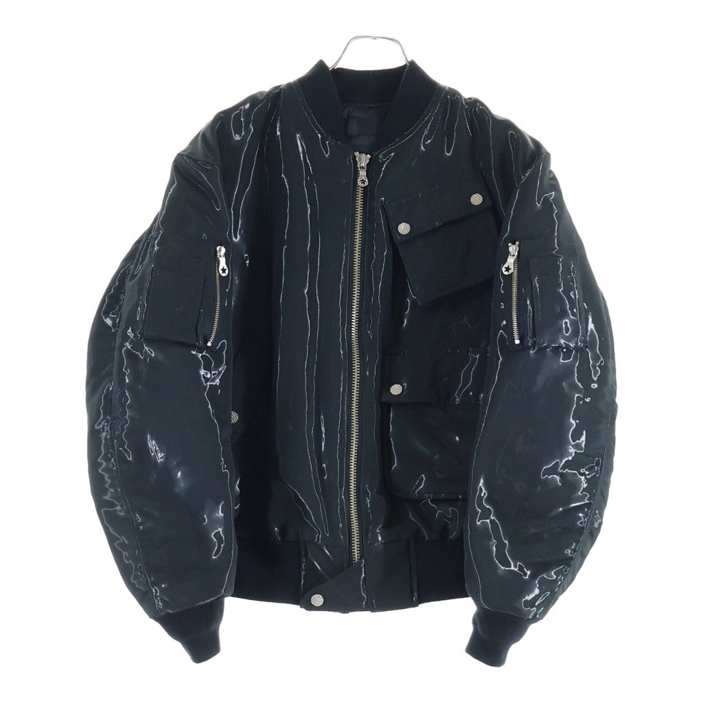 PHENOMENON(フェノメノン) BDU BOMBER JKT バックジップ ボンバージャケット ブラック ILLJK23F-005