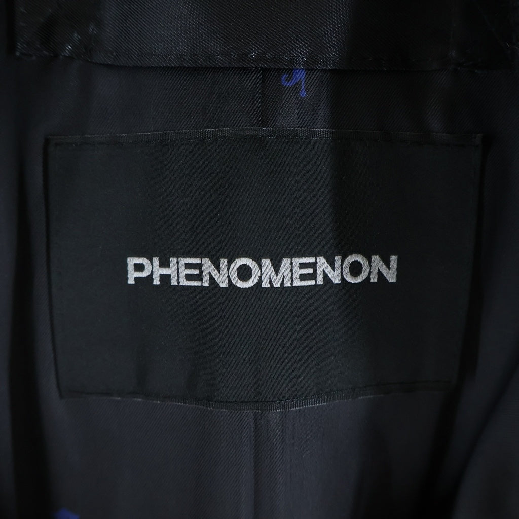 PHENOMENON(フェノメノン) BDU BOMBER JKT バックジップ ボンバージャケット ブラック ILLJK23F-005