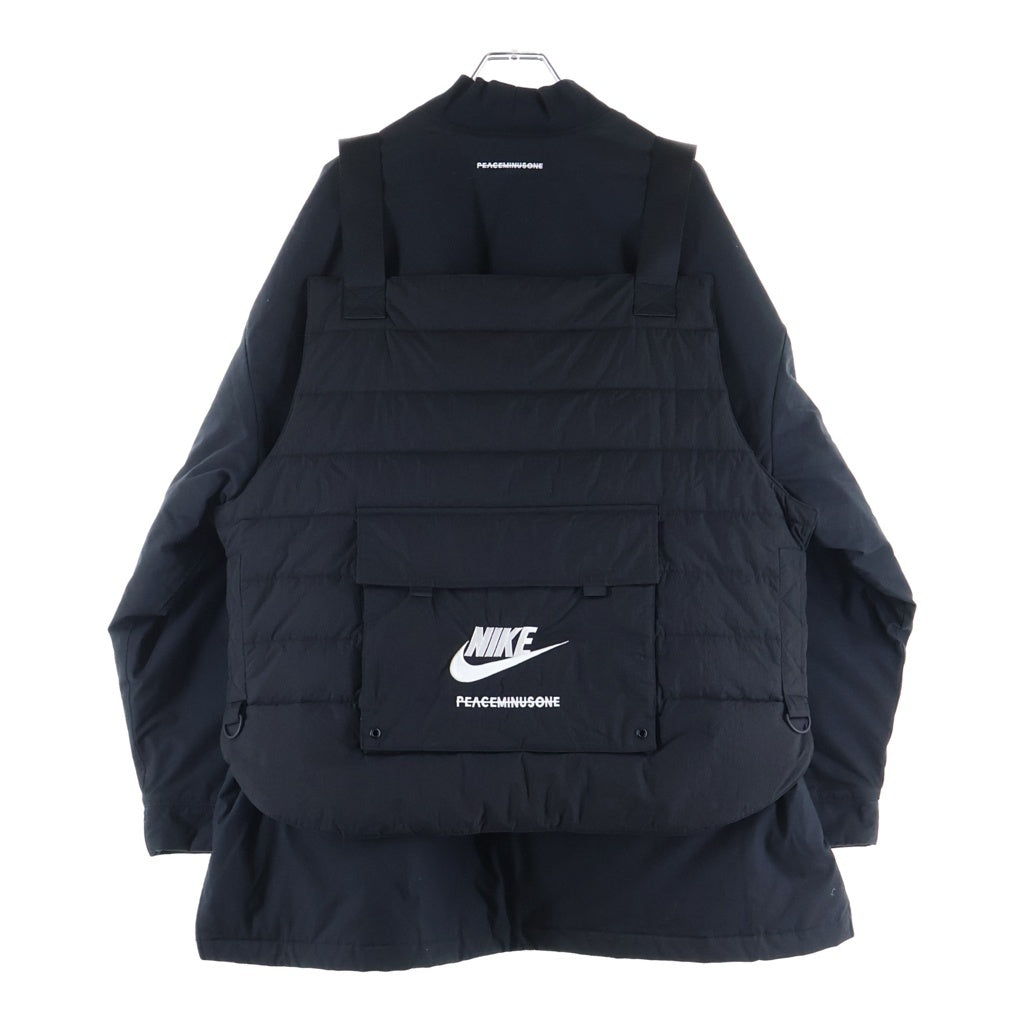 NIKE(ナイキ) ×PEACEMINUSONE PMO & Vest Black/G-DRAGON NRG CF 2+1 Jacket ダウンジャケット ブラック