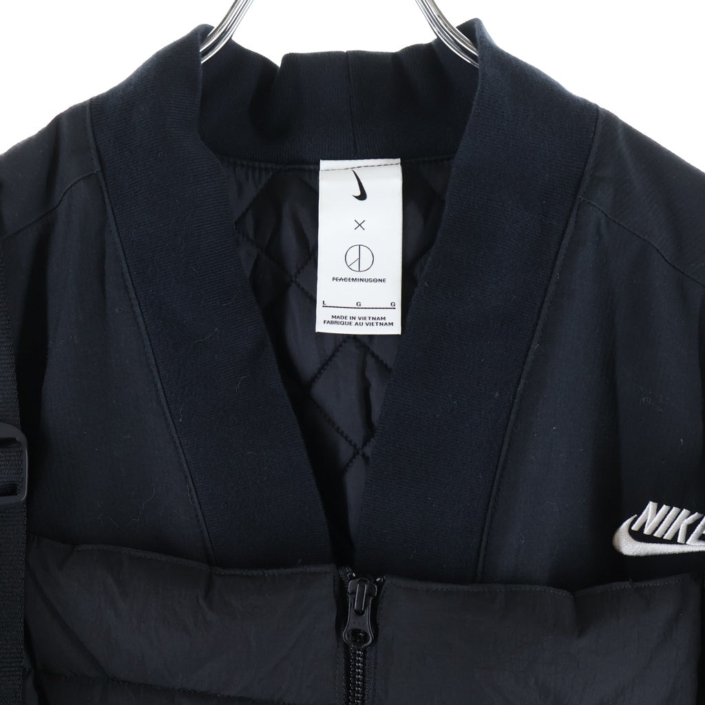 NIKE(ナイキ) ×PEACEMINUSONE PMO & Vest Black/G-DRAGON NRG CF 2+1 Jacket ダウンジャケット ブラック