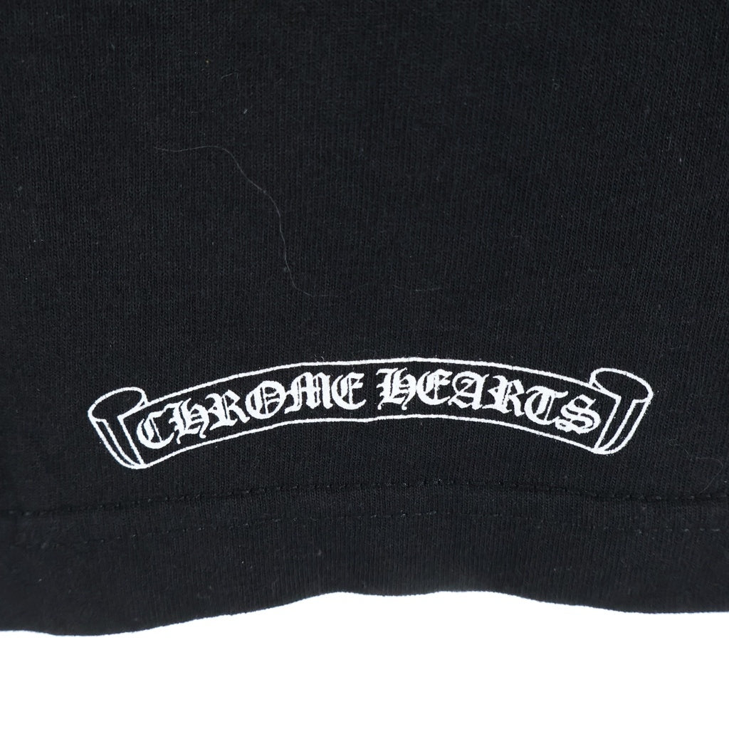 CHROME HEARTS(クロムハーツ) ホノルル限定 ホースシュープリント半袖Tシャツカットソー ブラック