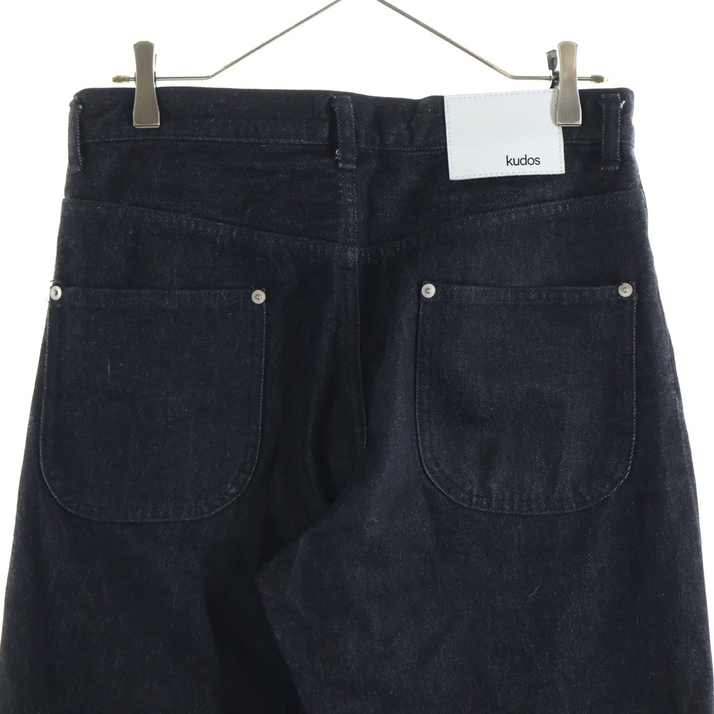 kudos(クードス) 2TONE DENIM PANTS 2トーン デニムパンツ ブラック/グレー KP22XX05