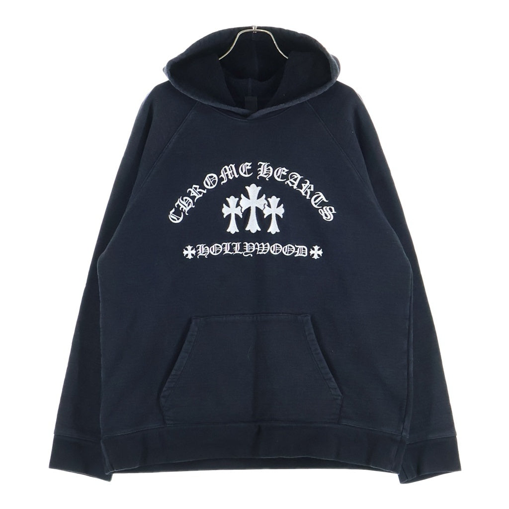 CHROME HEARTS(クロムハーツ) Y NOT SAILIN SWEAT HOODIE ワイノット セメタリークロス スウェットフーディーパーカー ブラック